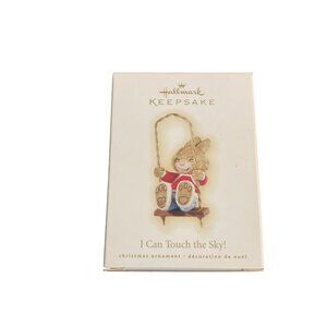 Hallmark Keepsake Ornament 2009 I Can Touch The Sky! Bunny Rabbit on Swing Box
